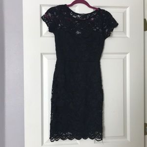 Black lace dress by Ambiance